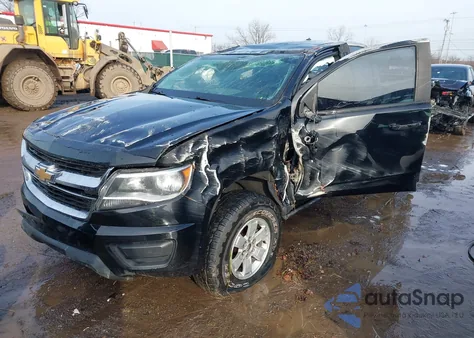 2018 Chevrolet Colorado Wt из США, поврежденный, VIN 1GCHTBEA4J1201158